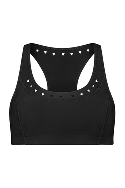 Black Racerback Sports Bra