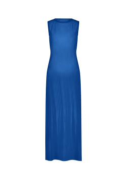 Terri Swim Cover Up Dress in Cobalt Blue