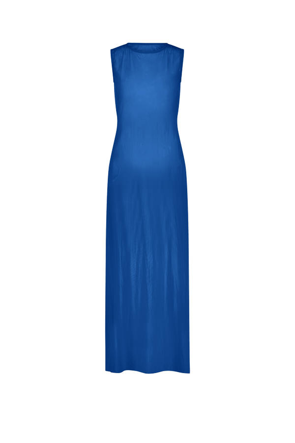 Terri Swim Cover Up Dress in Cobalt Blue