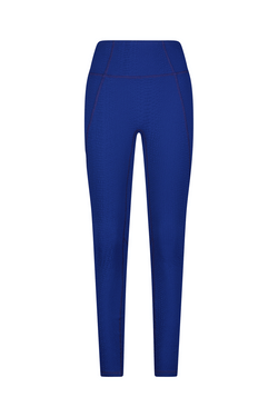 Textured Blue Sport Leggings