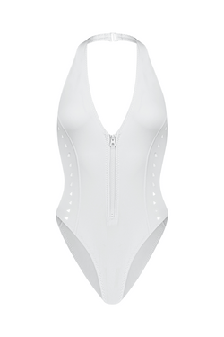 White One Piece Swimsuit