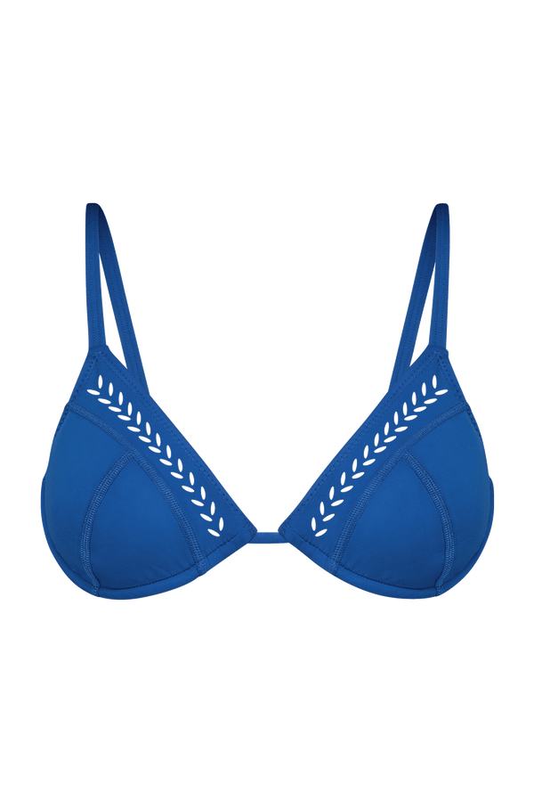 Blue Scuba Bikini Top