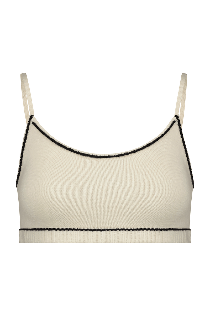 Ivory Soft Cashmere Lounge Bralette