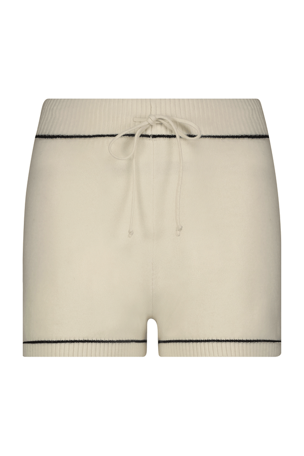 Soft White Cashmere Lounge Short