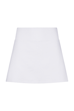 White Tennis Skirt with Built in Short