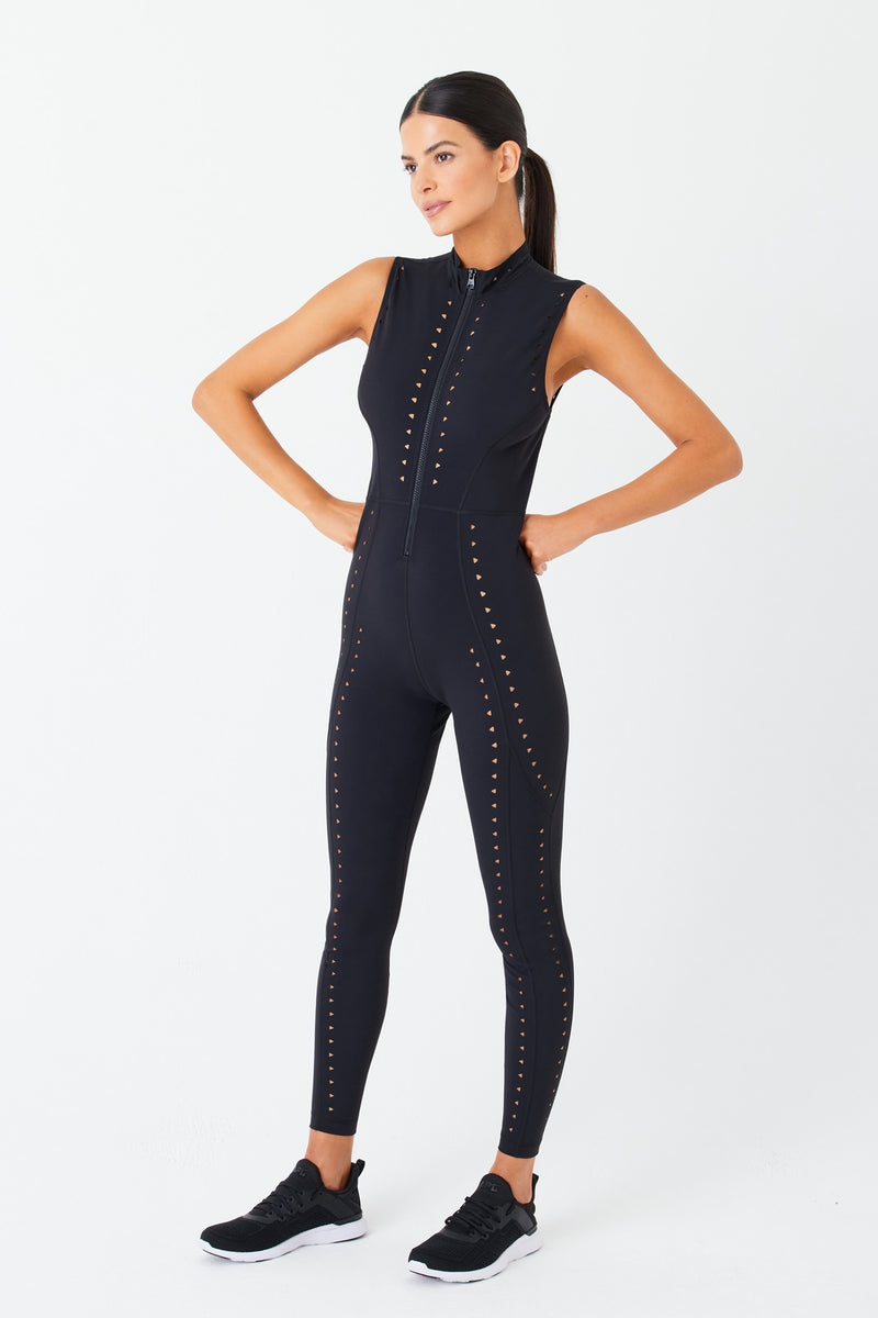 Black Sport Jumpsuit