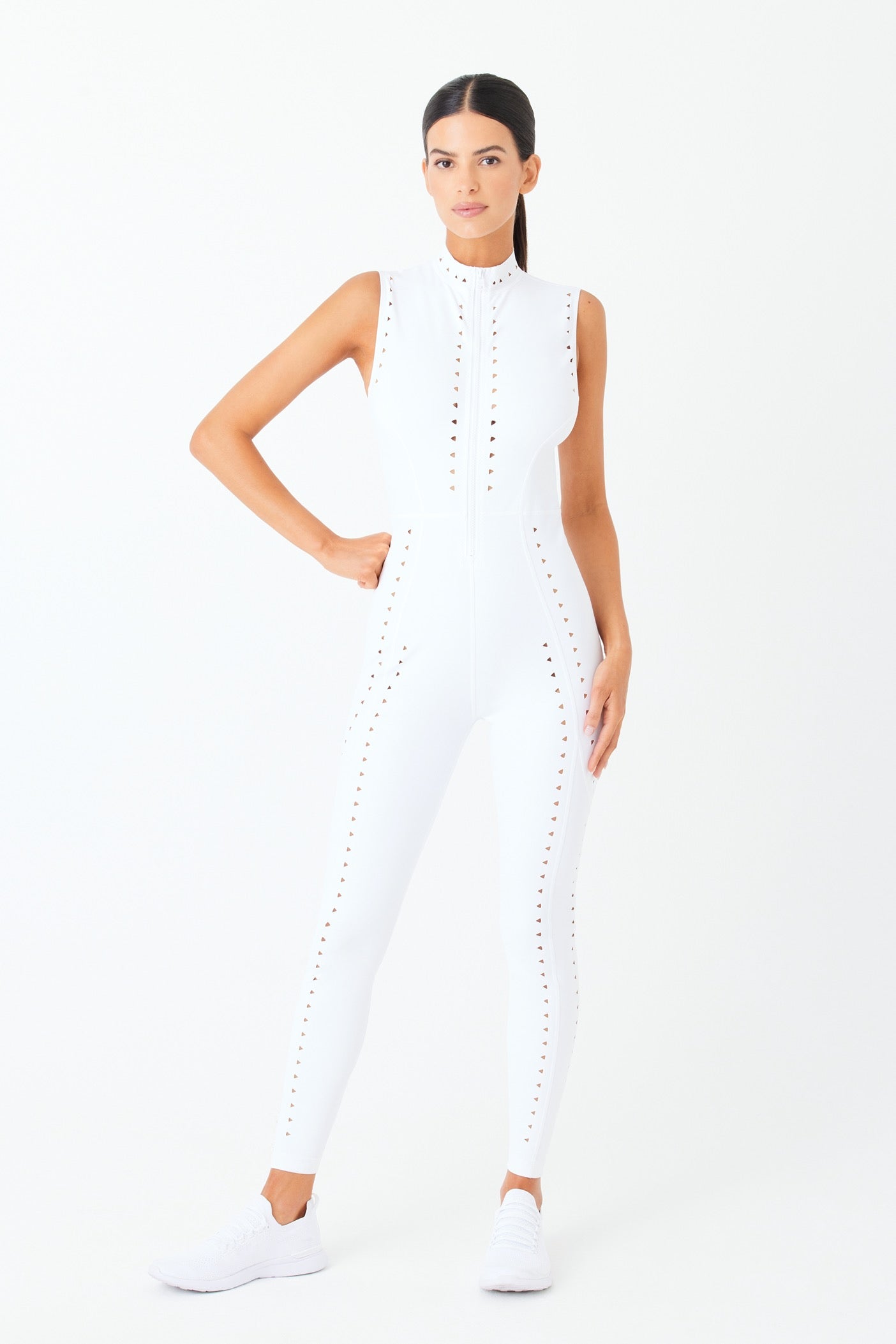 White Sport Jumpsuit