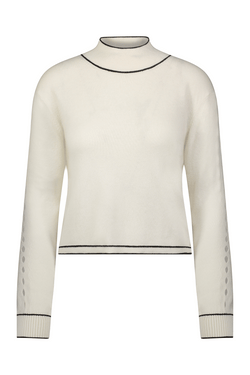 Ivory White Cashmere Lounge Pullover