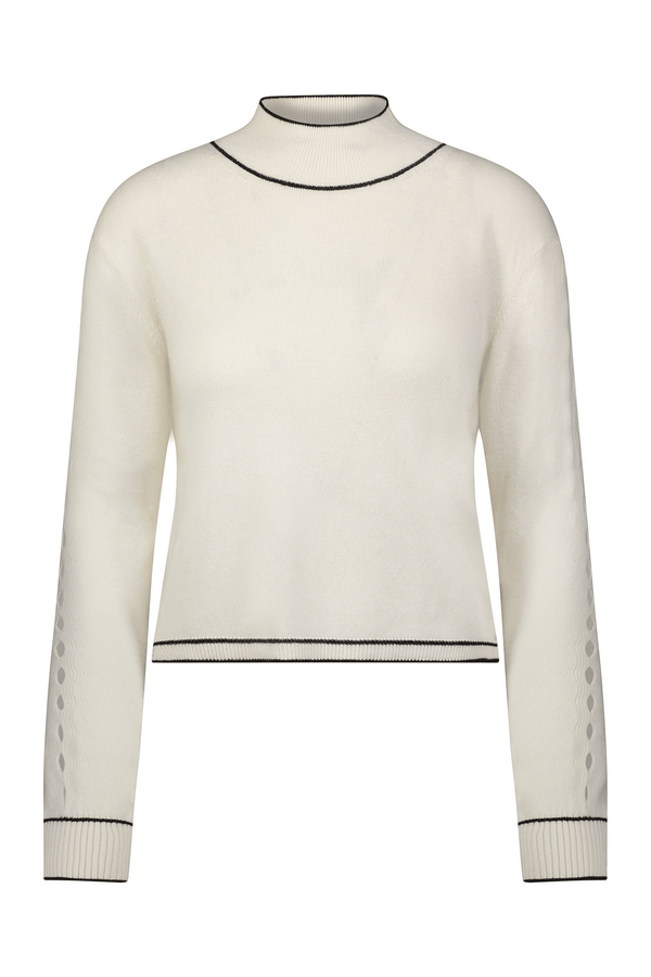 Ivory White Cashmere Lounge Pullover