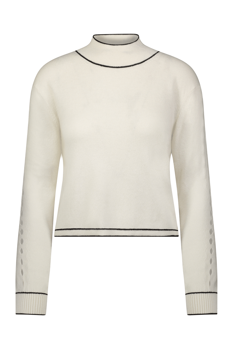 Ivory White Cashmere Lounge Pullover