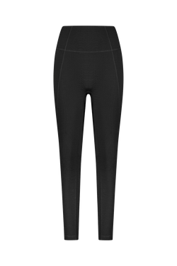 Textured Black Sport Leggings