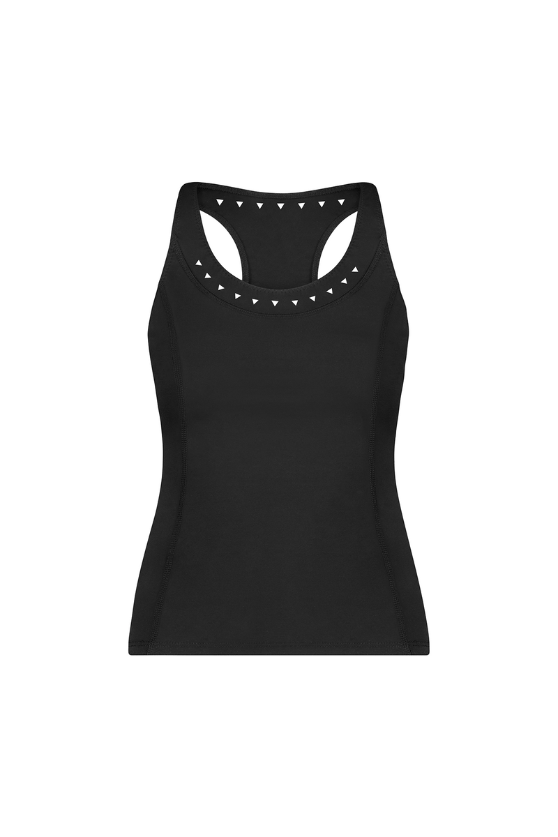 Black Tennis Tank Top