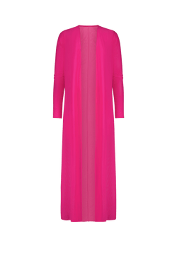 Pink Mesh Cover Up Dress