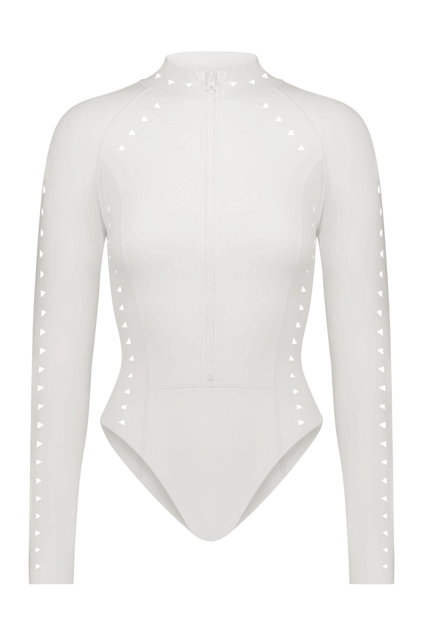 White Long Sleeve Scuba Surfsuit