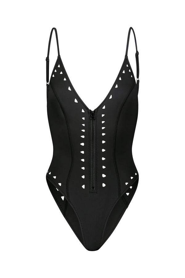 Alexandra One Piece Swimsuit in BLACK Scuba