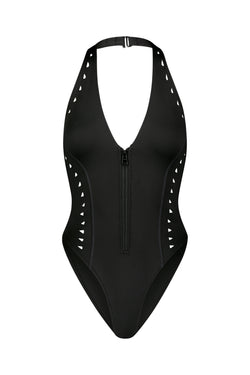 Black One Piece Swimsuit