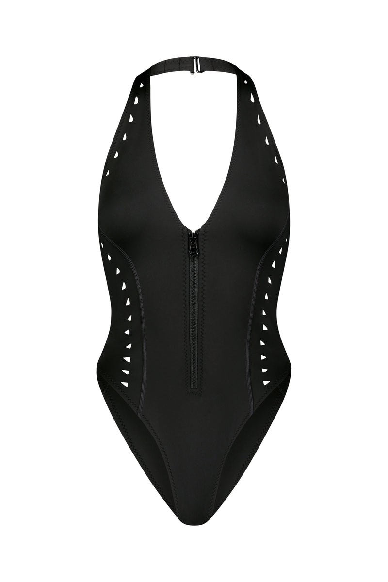 Black One Piece Swimsuit