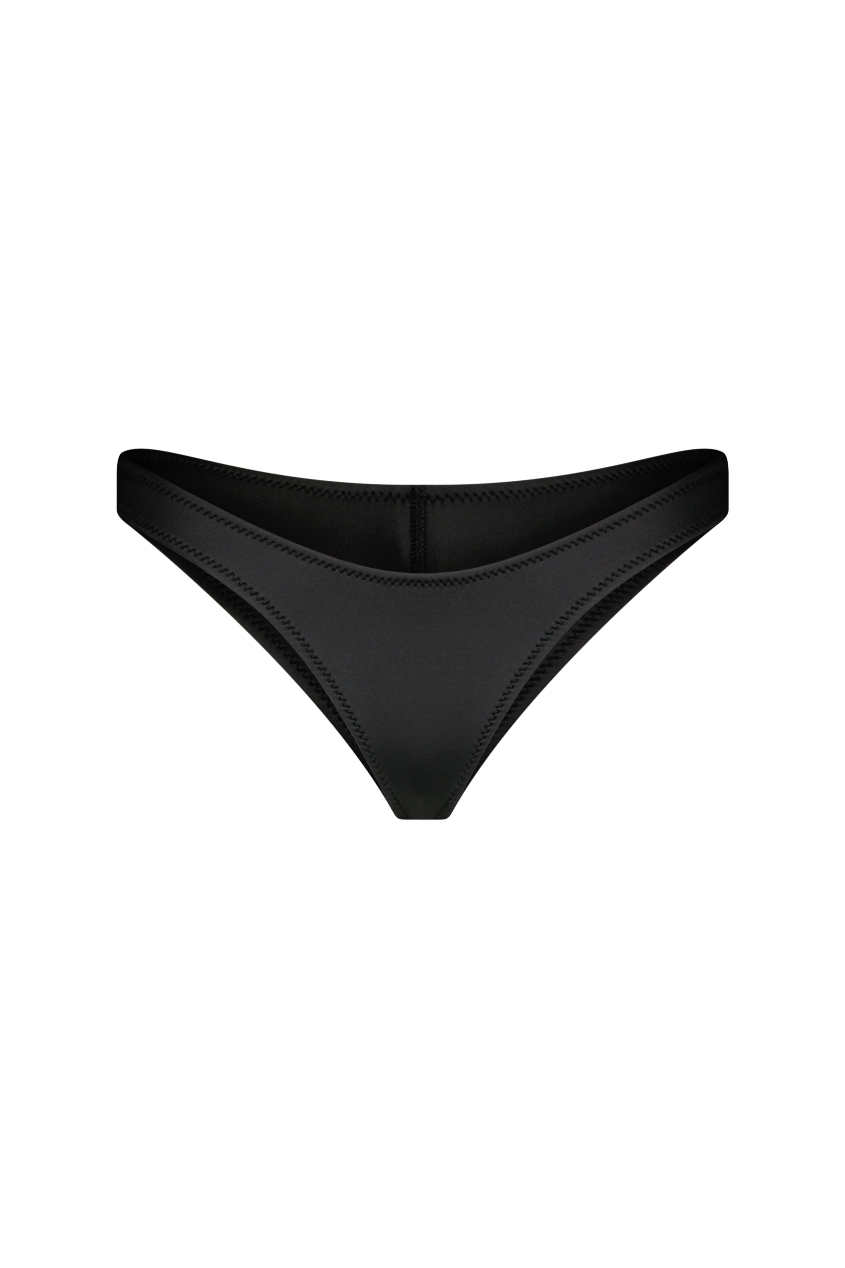 KIMBERLY BLACK SCUBA BIKINI BOTTOM