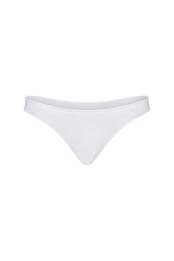 IMBERLY WHITE SCUBA BIKINI BOTTOM